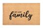 Preview: Kokos Fußmatte Gift Company We are family